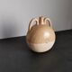 French soliflore vase in enamelled sandstone / signature / French ceramics / artisanal work
