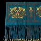 Very beautiful vintage Polish multicoloured wall tapestry 192 cm