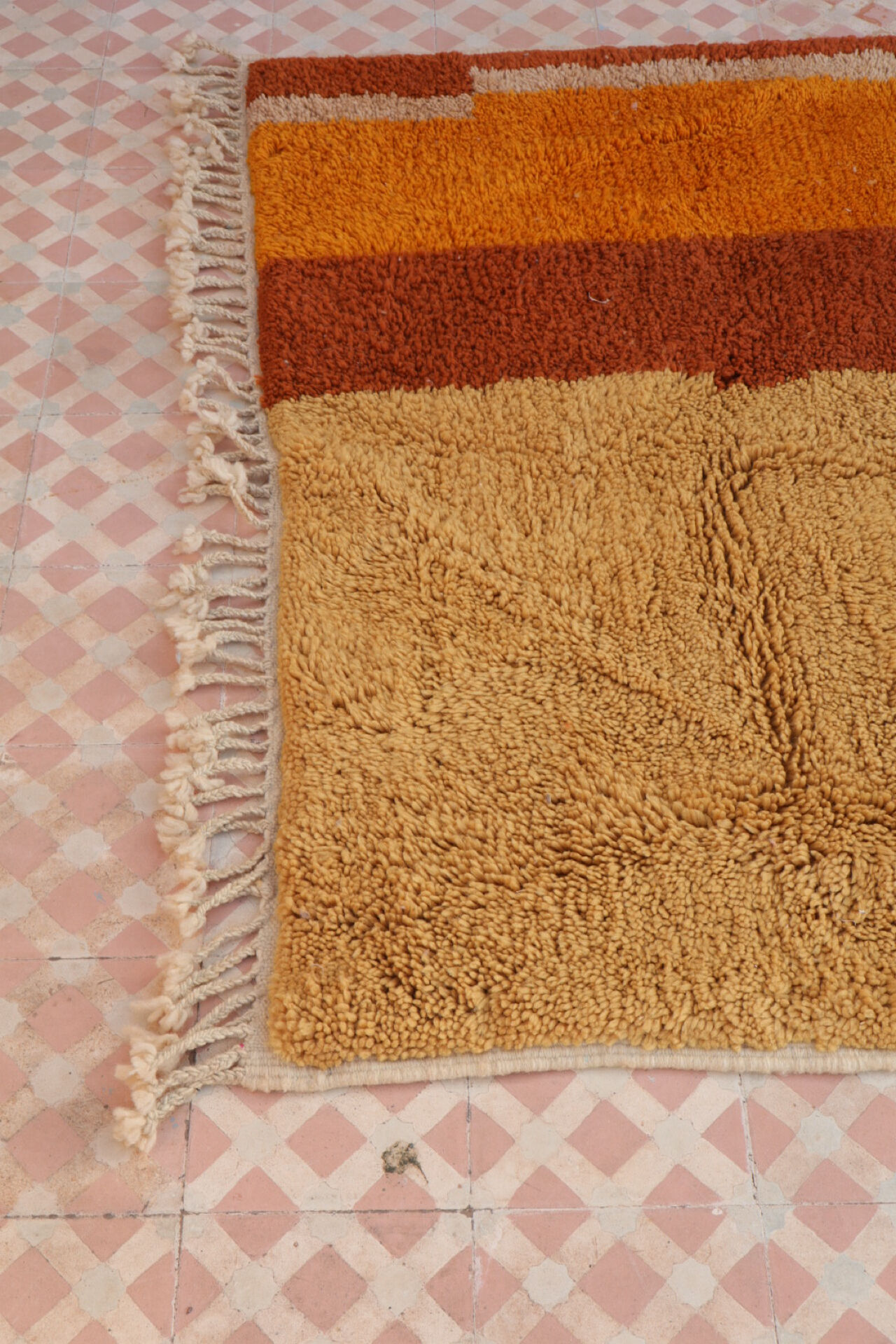 Modern Colourful Berber Rug Superior Quality - 245 x 132 cm