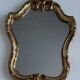 Gilded wood mirror, 32x22 cm