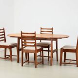 Rare Dining Set by Bas van Pelt for My Home Netherlands 1940s