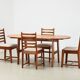 Rare Dining Set by Bas van Pelt for My Home Netherlands 1940s