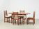 Rare Dining Set by Bas van Pelt for My Home Netherlands 1940s