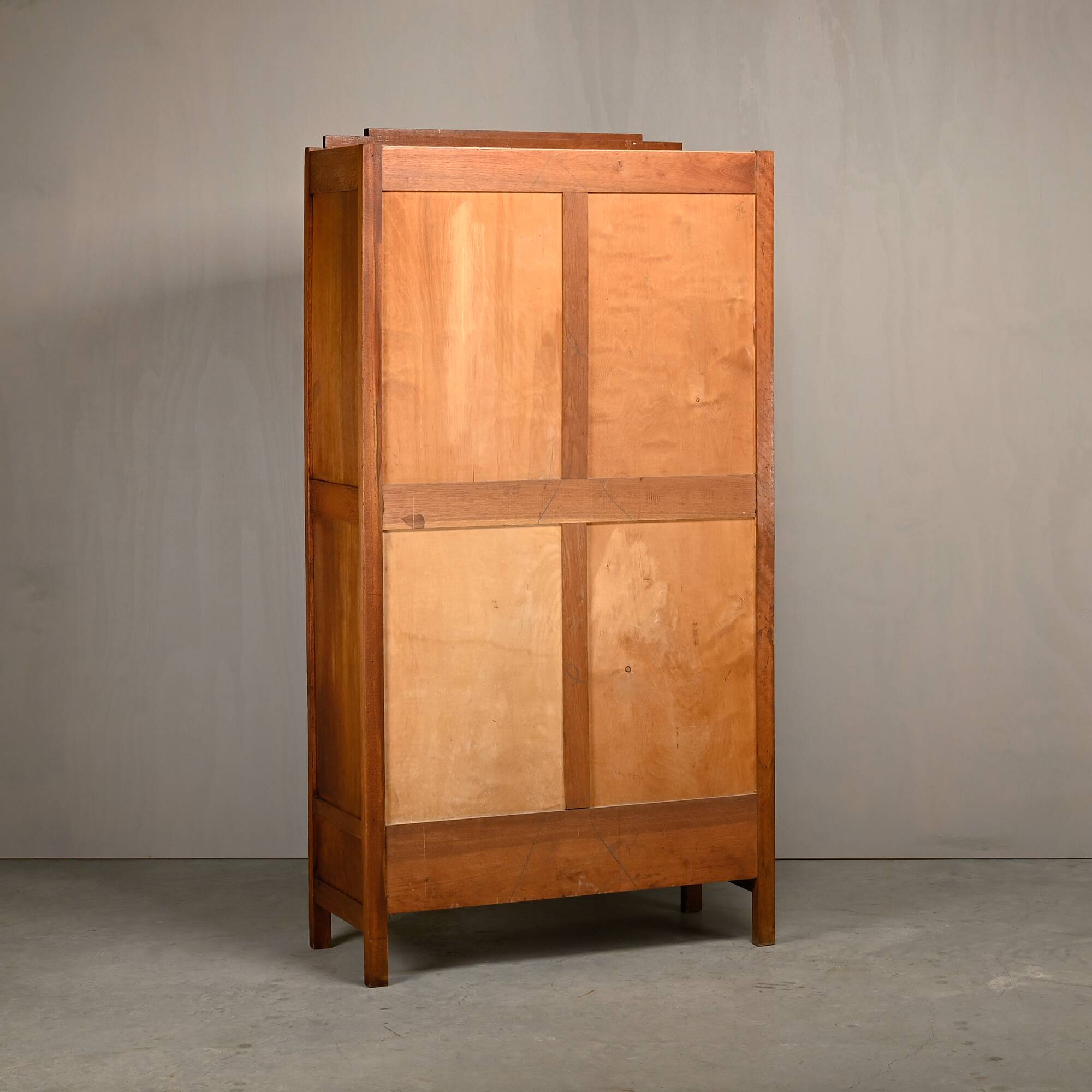 Art Deco Amsterdam School Armoir or Wardrobe, 1930