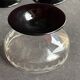 6 champagne glasses 1/2 crystal guilloché colored foot