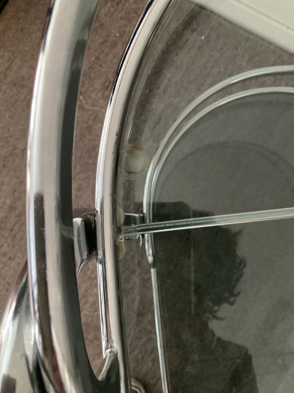 70s bar trolley on wheels