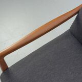 Fauteuil lounge FD-109 en teck par Ole Wanscher pour France & Son, années 1960