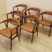 6 chaises danoises en teck, années 1970