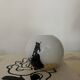 vase boule en verre de murano