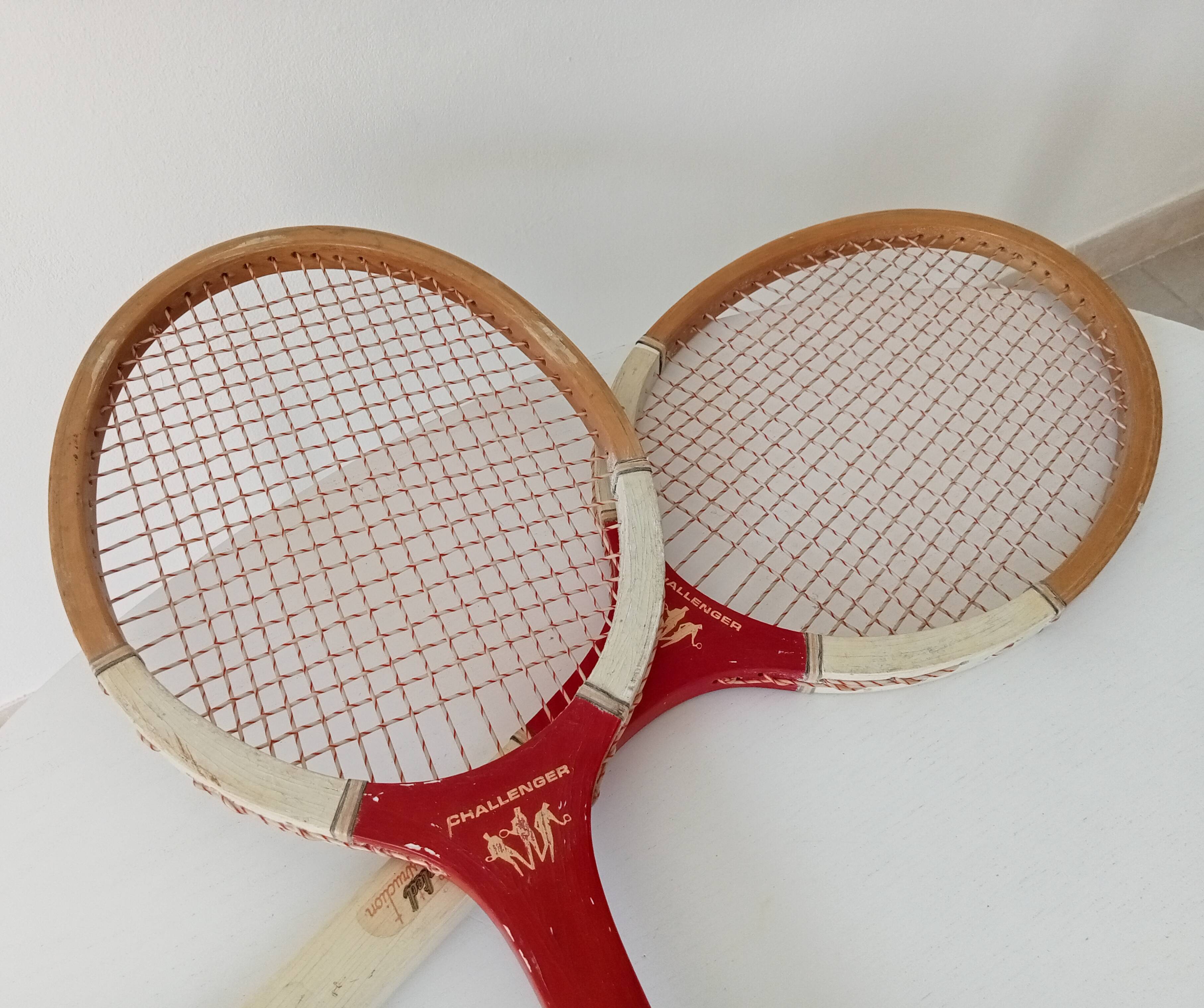 Pair of vintage 70s rackets