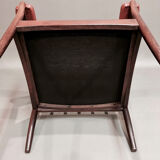 Scandinavian design leather armchair 1950 Gote Mobler.