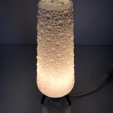 Vintage rocket table lamp with bubbles shade, 1960s