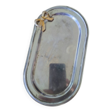Metal tray with knot