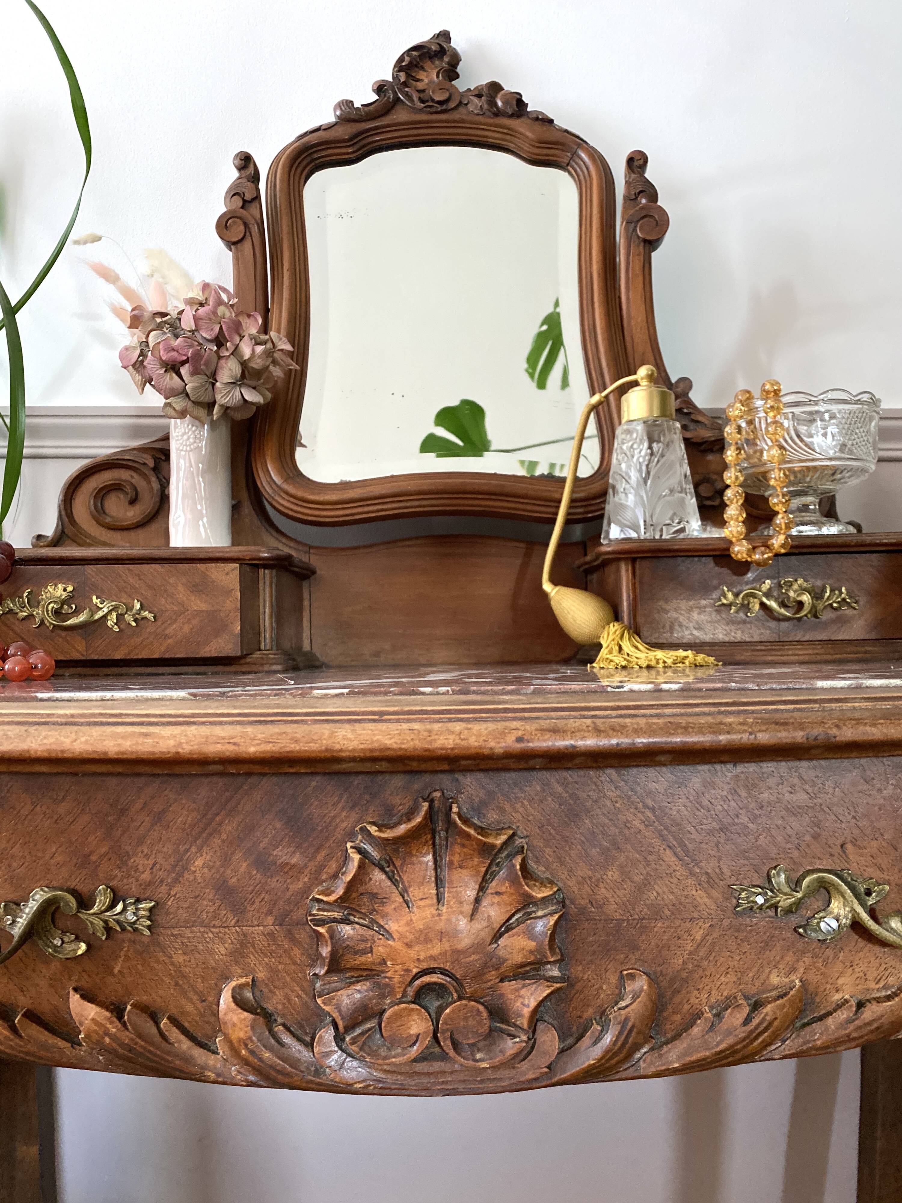 Dressing table Art Deco marble