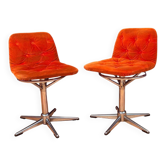 Swivel chairs, 1960s, set of 2