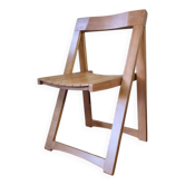 Chaise pliante vintage en chêne,  années 60