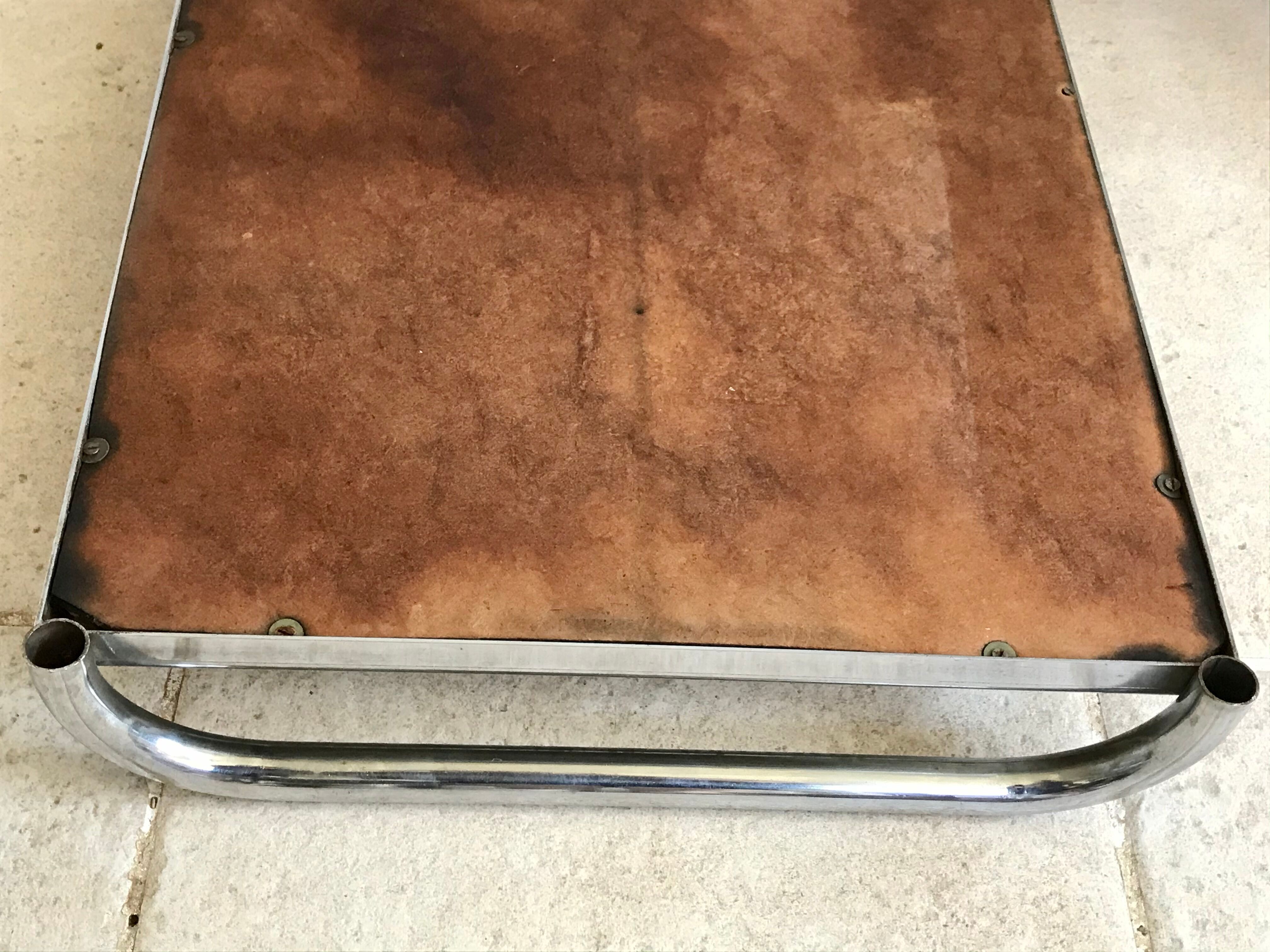 Art deco mirror tray 59x36cm