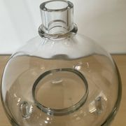 Vase vintage en verre soufflé