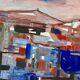 Mid-Century Original Swedish Oil on Panel "Abstract" – Hultkrantz