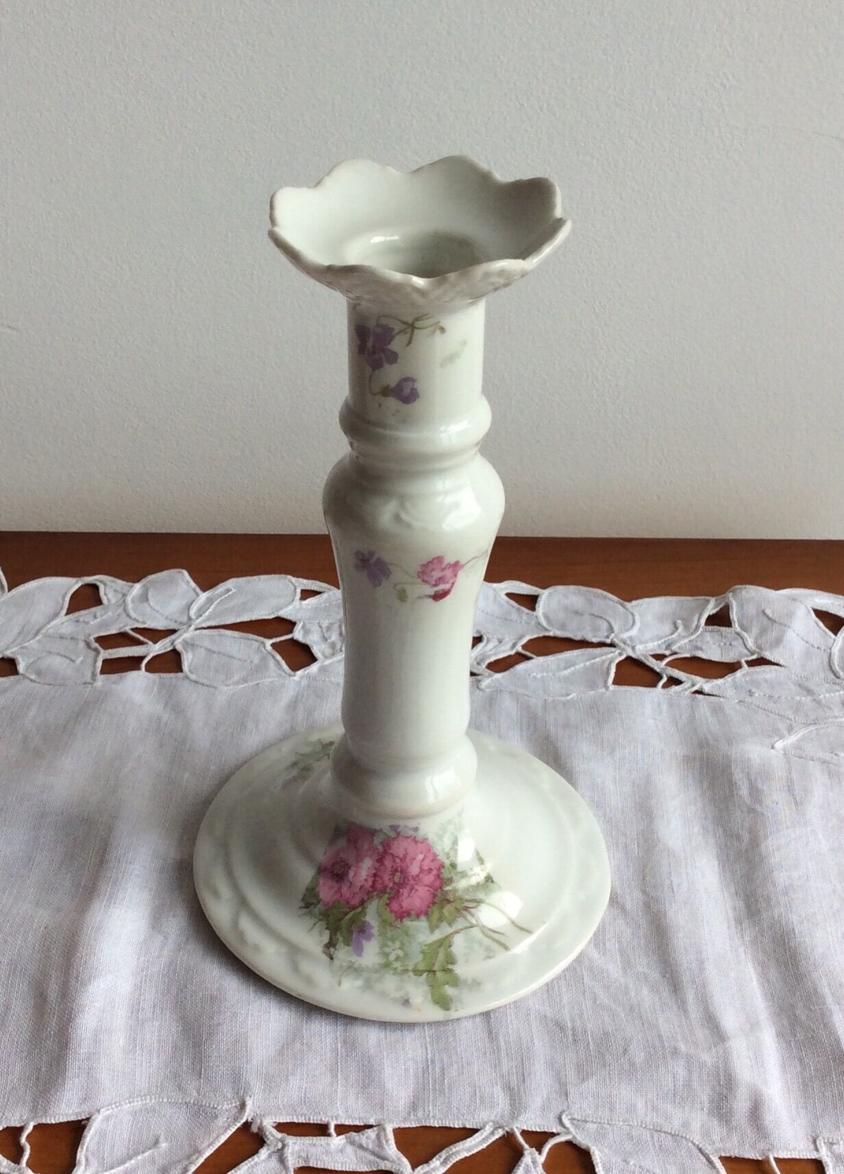 Old porcelain candle holder Limoges