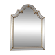 Grand miroir vénitien en laiton vintage – or Hollywood Regency, espagnol des années 1980