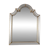 Large vintage Venetian brass mirror – gold Hollywood Regency, Spanish 1980s