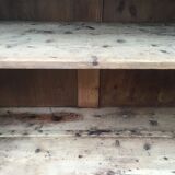 Wooden cabinet with interior doors