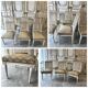 Set of 6 lacquered Louis XVI chairs circa 1950