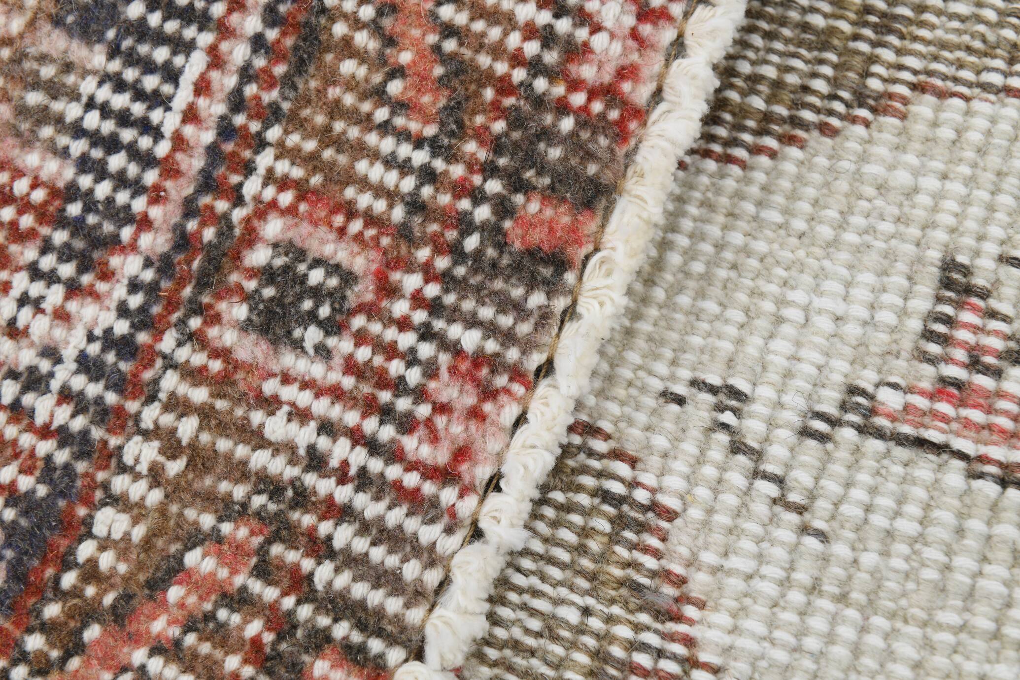 6x8 Vintage Green & Red Oriental Persian Rug, 172x252Cm