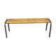 Banc d'école court