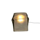 Ikea - cubic lamp  - Iviken -  frosted glass - model B002 - 1990