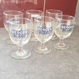 White shepherd balloon glasses