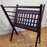 Folding teak magazine holder by Cees Braakman