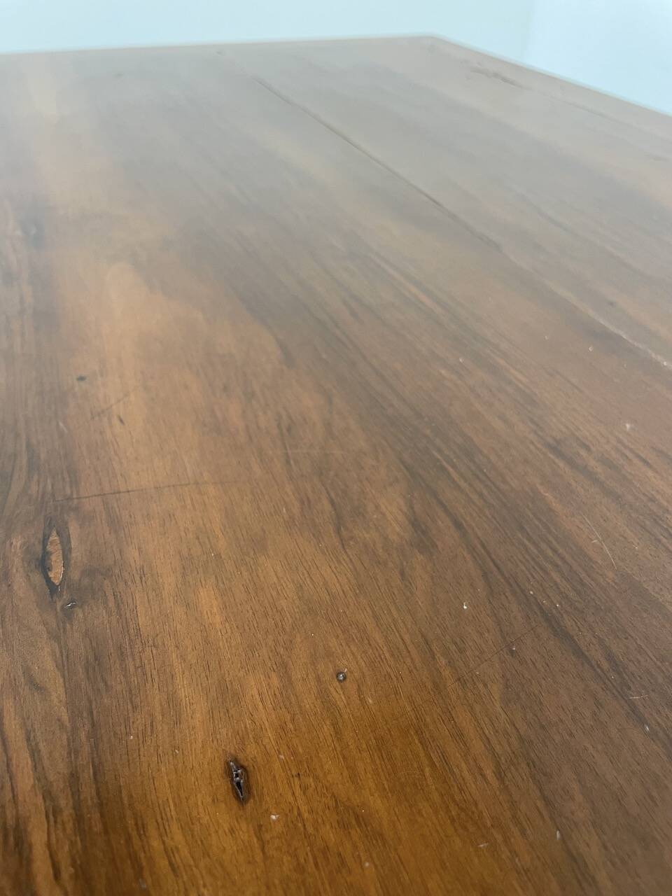 Comptoir ou bureau en noyer années 50