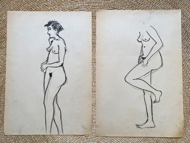 Nude sketches 1920