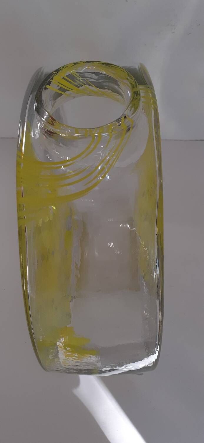 Large vintage glass vase