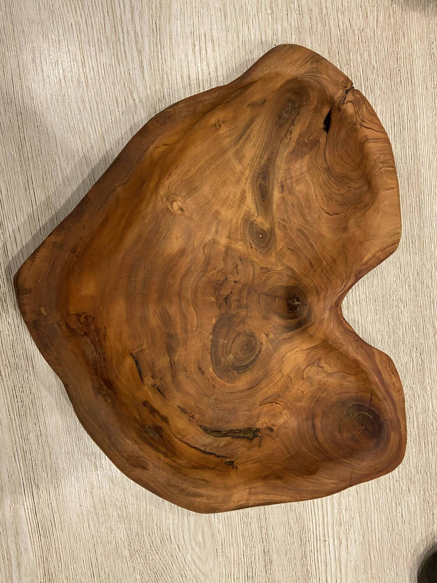 Cherry wood empty pocket