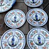 Vendée dessert service "Les Sables d'Olonne"