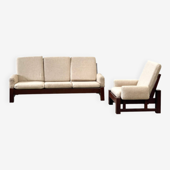 Brutalist sofa set