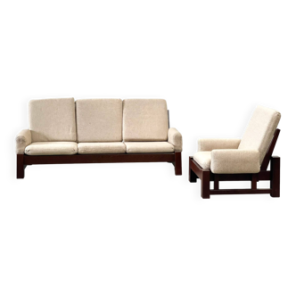 Brutalist sofa set