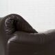 Leather Maralunga Lounge Chair and Ottoman by Vico Magistretti for Cassina