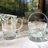 Ice bucket and crystal carafe