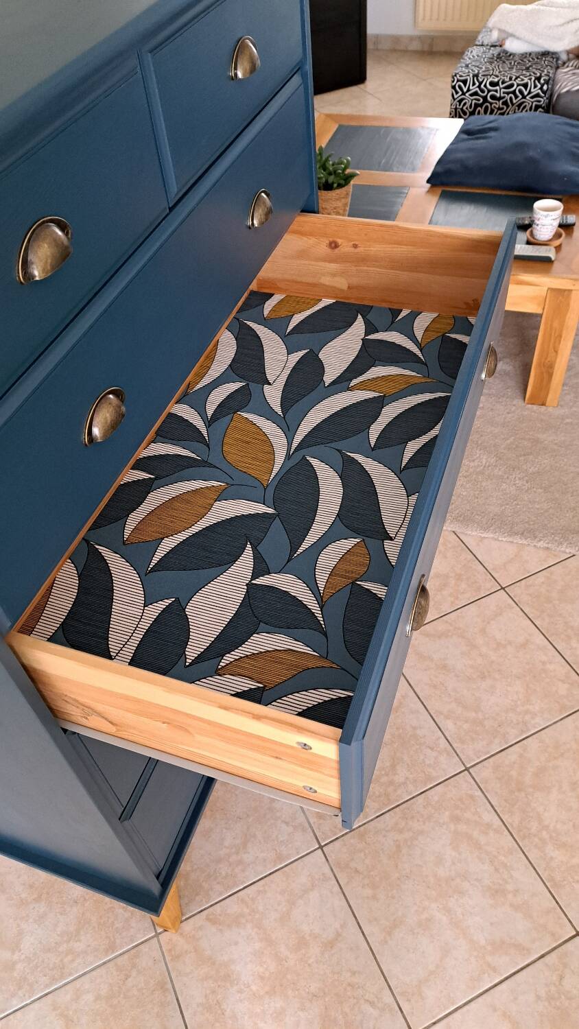 Grande commode Rød Sødgren bleu ganne