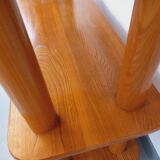 Vintage elm bookcase from the 80s