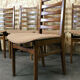 5x 60s 70s chairs dining chair dining chairs Danish design 60s
