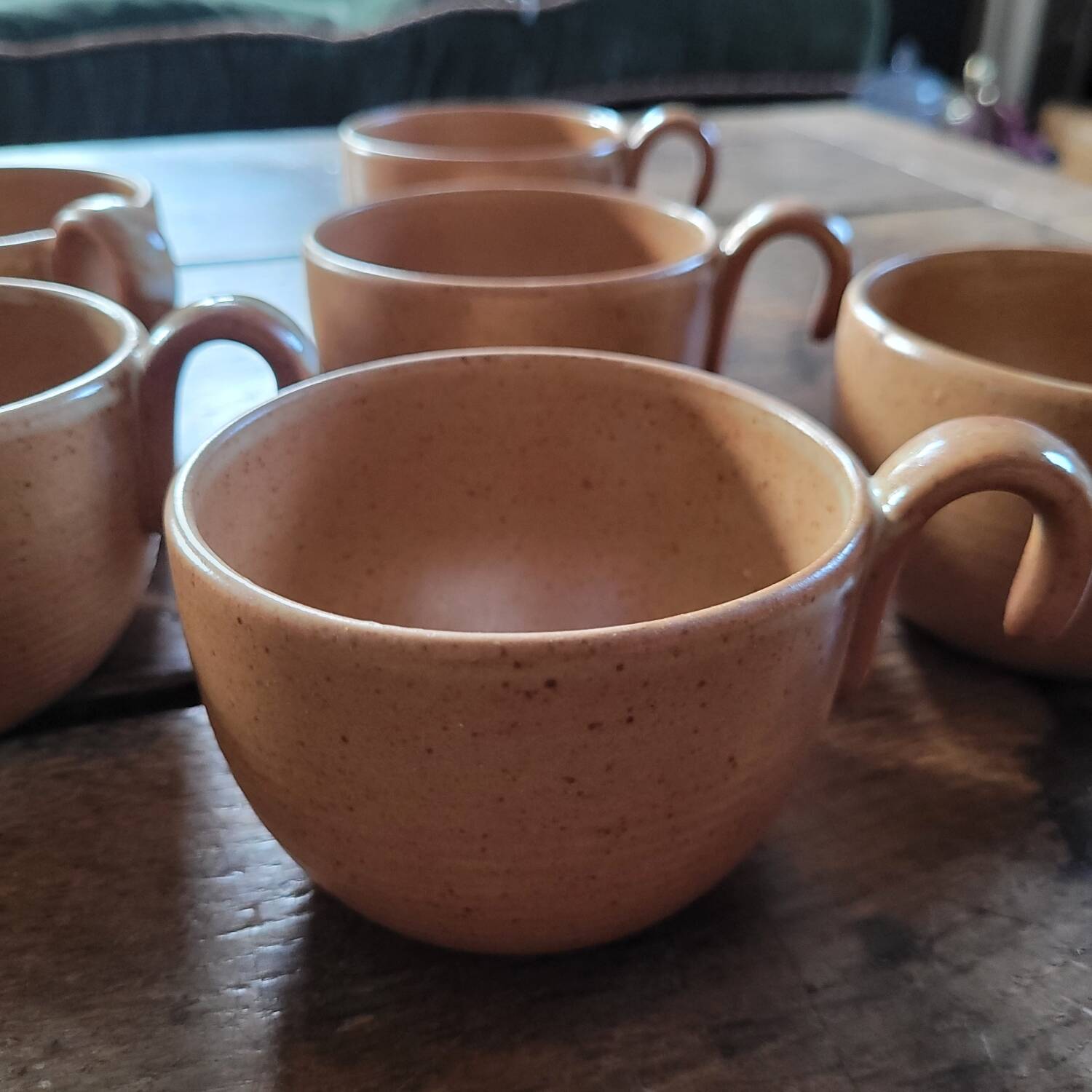 Glazed stoneware mug — Gras & Village, France, 1970s