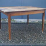 Solid oak farmhouse table