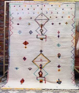 Handmade Knotted Berber Rug 150/250cm