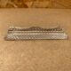 Antique set of 12 crystal knife holders art table kitchen vintage