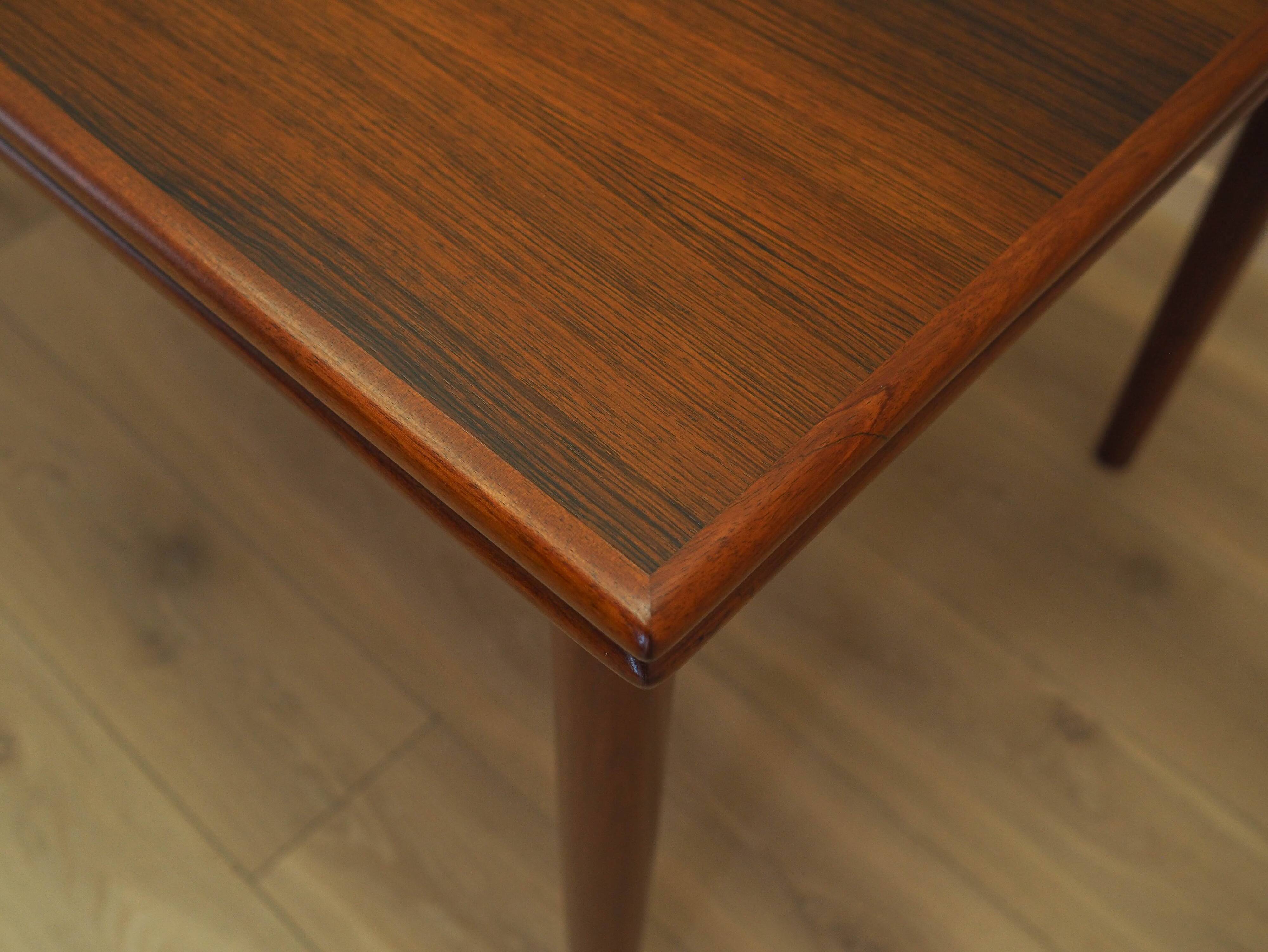 Rosewood table, Danish design, 1970s, made in Denmark